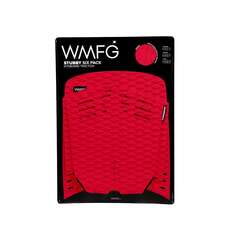 Wmfg Kiteboard Traction Pad - Stubby Six Pack Pad Completo - Rojo