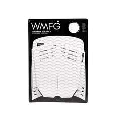 Wmfg Kiteboard Traction Pad - Stubby Six Pack Pad Completo - Blanco / Negro