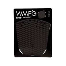 Wmfg Kiteboard Traction Pad - Stubby Back Fußpolster - Schwarz / Weiß