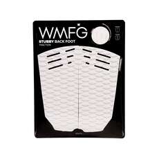 Wmfg Kiteboard Traction Pad - Respaldo De Pie Trasero Rechoncho - Blanco / Negro