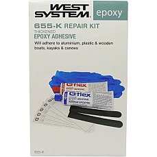 Systèmes Ouest 655 __Gvirt_Np_Nn_Nnps<__ Kit De Réparation G-Flex Epoxy Adhesive