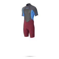 Mystic Star 3/2 Flatlock Shorty Wetsuit - Bordeaux Mystic Star 3/2 Flatlock Shorty Wetsuit - Bordeaux