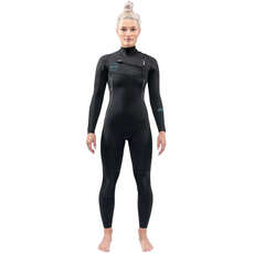 Dakine Damen Mission 4/3Mm Chest-Zip Fullsuit Neoprenanzug  - Schwarz Dk22W43Mz