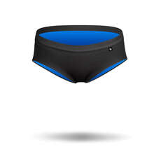 Zhik SUP Womens Taura Neo Mid Brief - Black/Cyan Zhik SUP Womens Taura Neo Mid Brief - Black/Cyan