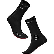 Zone3 Heat Tech Neopren Schwimmsocken - Schwarz/rot Zone3 Heat Tech Neopren Schwimmsocken - Schwarz/rot