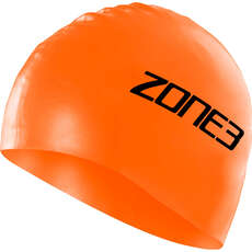 Zone3 Silikon Badekappe - Hi-Vis Orange