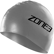Zone3 Silikon Badekappe - Silber