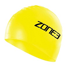 Zone3 Silikon-Badekappe - Hi-Vis Gelb