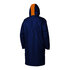 Zone3 Parka Poncho Wickelkleid - Navy/orange
