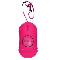 Zone3 Schwimmboje Open Water Swimming Tow Float - Hi-Viz Pink -28L