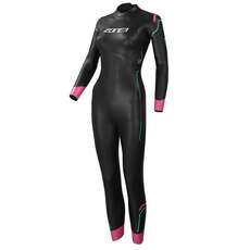 Zone3 Womens Agile Triathlon Swimming Wetsuit  - Blue/Fuschia