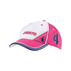 Musto Evolution Applique Crew Cap - Hot Rosa / Bianco Musto Evolution Applique Crew Cap - Hot Rosa / Bianco
