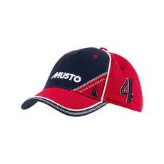 Musto Evolution Applique Crew Cap - Vero Navy / Red Musto Evolution Applique Crew Cap - Vero Navy / Red