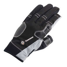 Crewsaver Junior Drei Finger Handschuhe  - Schwarz