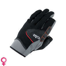 Championnat Gill Long Doigt Voile Gants - Noir / Gris Championnat Gill Long Doigt Voile Gants - Noir / Gris