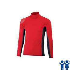 Manches Longues Pro Junior Gill Rash Vest - Rouge Manches Longues Pro Junior Gill Rash Vest - Rouge
