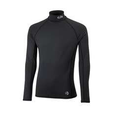 Gill Mens Long Sleeve Uv Rash Vest - Schwarz