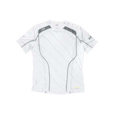 Gill Race Manga Corta Camiseta - Blanco