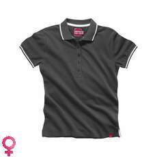 Gill Womens Crew Polo - Carbone