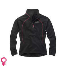 Gill Donna Thermogrid Zip Neck - Nero