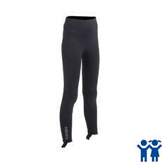 Gul Junior Evotherm Flatlock Hosen - Schwarz / Schwarz Gul Junior Evotherm Flatlock Hosen - Schwarz / Schwarz