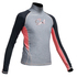Gul Junior Flatlock Langarm Rashguard - Marl / Schwarz