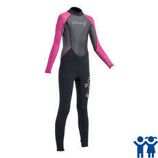 Gul Junior G-Force 3Mm Flatlock Muta Per Vapore - Nero / Rosa