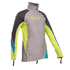 Gul Junior Langarm Rashvest - Marl / Lime