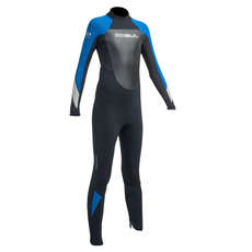 Gul Junior Antwort 3 / 2Mm Flatlock T2 Steamer Wetsuit - Blk / Blau