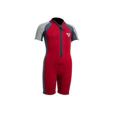 Gul Junior Seaspray 3/2 Короткий Гидрокостюм Fz T2 - Красный / Серый