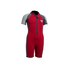 Gul Junior Seaspray 3 / 2Mm Fz T2 Shorty Wetsuit 2023 - Rot / Grau