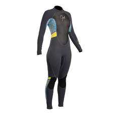 Gul Ladies Response 3/2mm FL Wetsuit - Graphite/Lines