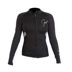 Giacca Da Moto Gul Ladies Response 3Mm Fl - Nera / Righe