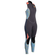 Gul Damen Surflite 2Mm Lange Jane Wetsuit - Graphit / Linien