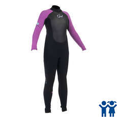 Gul Junior Girls RESPONSE 3/2mm Steamer Wetsuit - Black/Iris Gul Junior Girls RESPONSE 3/2mm Steamer Wetsuit - Black/Iris