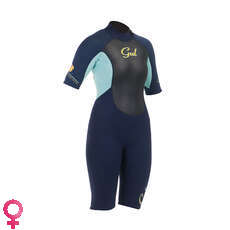 Gul Womens RESPONSE 3/2mm Shorty Wetsuit 2015 - Blue/Glacier