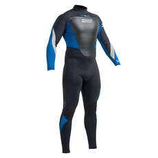 Réponse Gul 4 / 3Mm Blindstiched T2 Steamer Wetsuit - Noir / Bleu