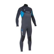Gul RESPONSE CZ 5/3mm Blindstitch Steamer Wetsuit 2014 - Graphite/Cyan
