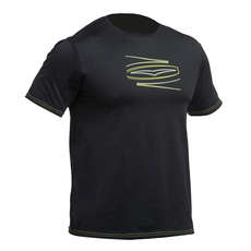 Short Sleeve Tee Gul Fit Rashvest - Nero