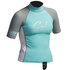 Gul Surf Junior Mädchen Short Sleeve Rashguard 2023 - Glacier / Weiß