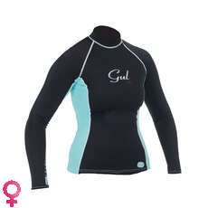 Gul Swami Lange Hülse Der Frauen Rashguard  - Schwarz / Glacier