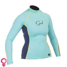 Gul Swami Lange Hülse Der Frauen Rashguard - Glacier / Blueribbon