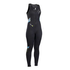 Gul Damen Antwort 3Mm Fl Long Jane Wetsuit - Schwarz / Linien