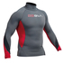 Gul Xola Flatlock Langarm Rashguard - Ash / Red