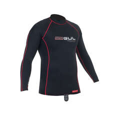 Gul Xola Mens Long Sleeve Rashguard - Schwarz