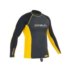 Gul Xola Manga Larga Para Hombre Rashguard 2015 - Bronce / Amarillo