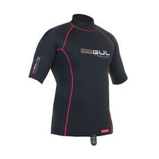Gul Xola Mens Short Sleeve Rashguard - Schwarz