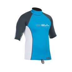 Gul XOLA Mens Short Sleeve Rashguard 2015 - Blue/White Gul XOLA Mens Short Sleeve Rashguard 2015 - Blue/White