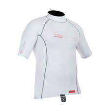 Gul Xola Mens Short Sleeve Rashguard  - Weiß