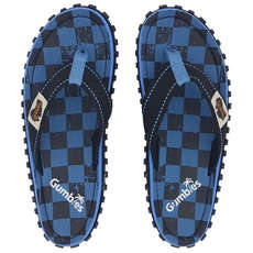Gumbies Islander Canvas Flip Flops - Checker